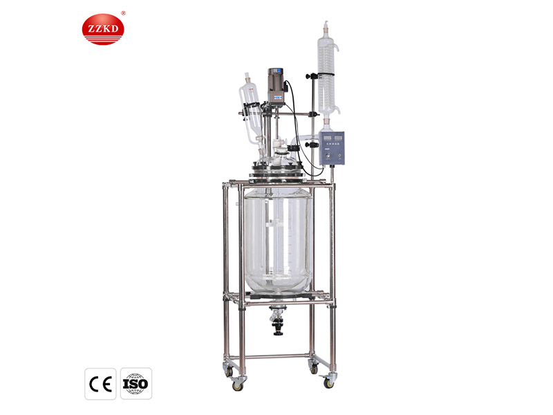 100L Jacketed Glass Reactor-2