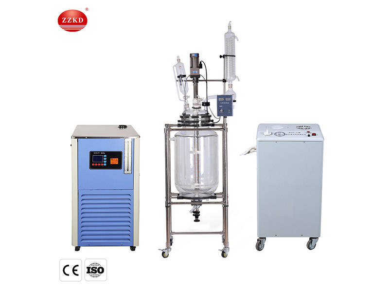 100L Jacketed Glass Reactor-4