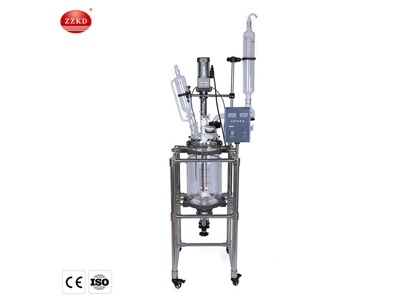 10L Jacketed Glass Reactor