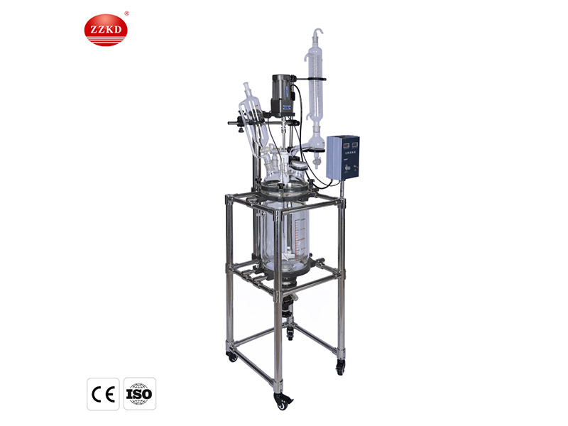 10L Jacketed Glass Reactor-2