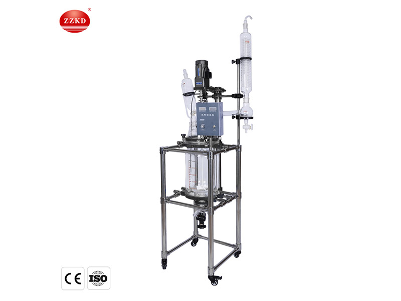 10L Jacketed Glass Reactor-3