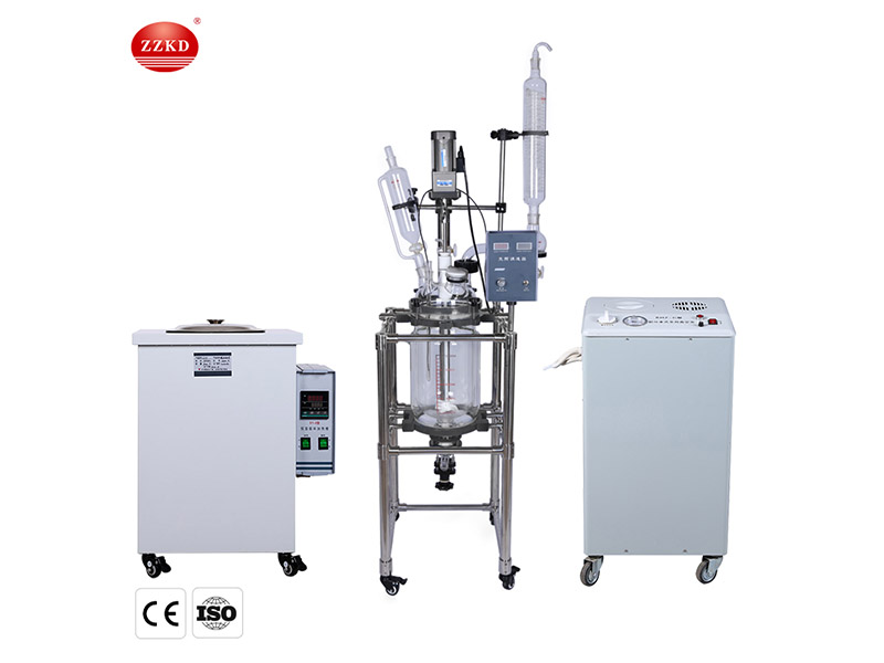 10L Jacketed Glass Reactor-4