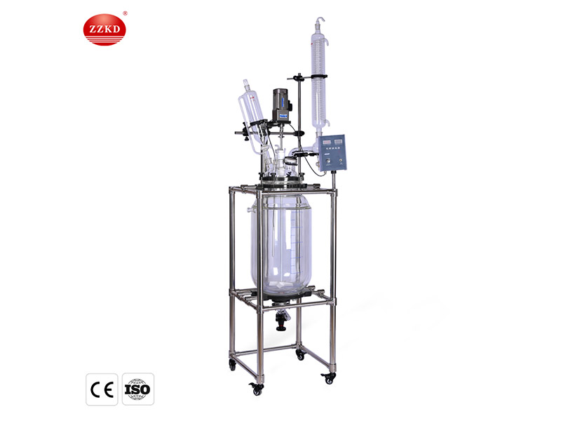 50L Jacketed Glass Reactor-2