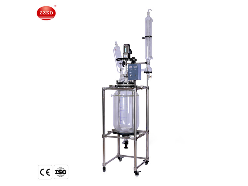 50L Jacketed Glass Reactor-3