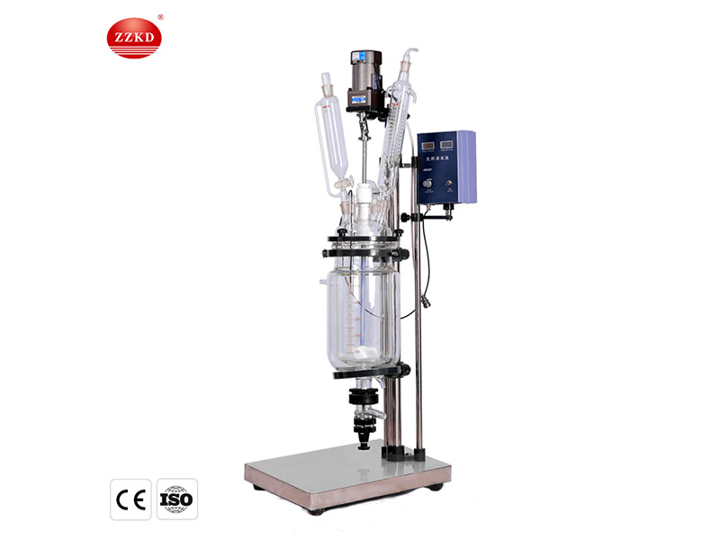 5L Jacketed Glass Reactor-2