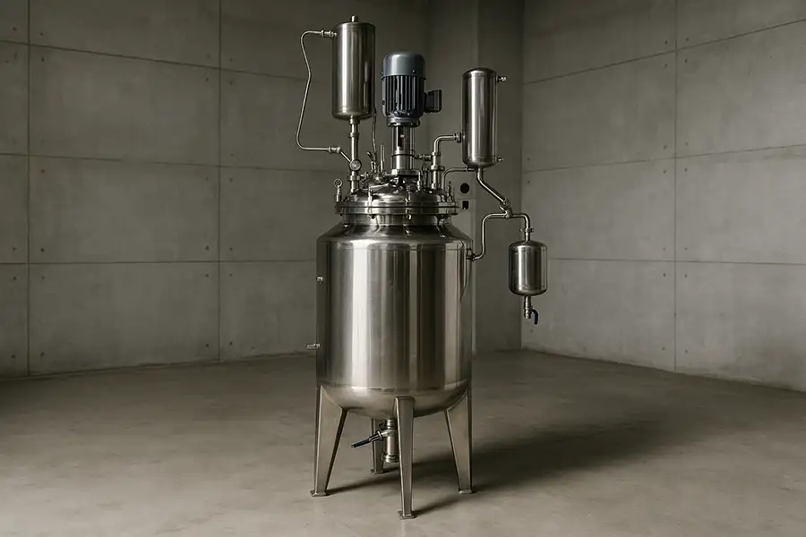 Industrial-grade stainless steel chemical reactor
