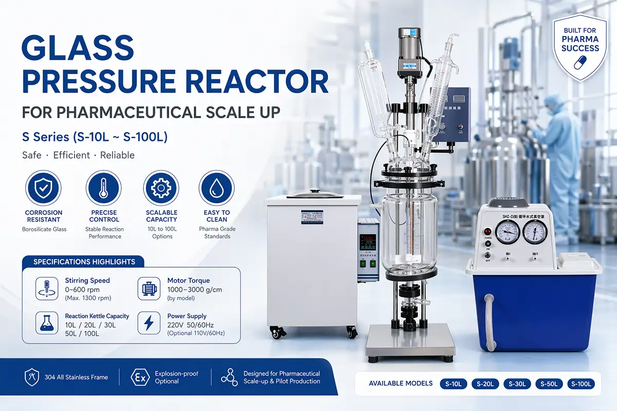 Are Glass Pressure Reactors Suitable for Pharma Scale Up?