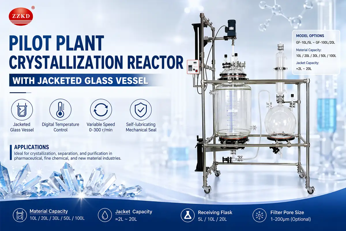 Who Sells Crystallization Reactors for Pilot Plant Scale?