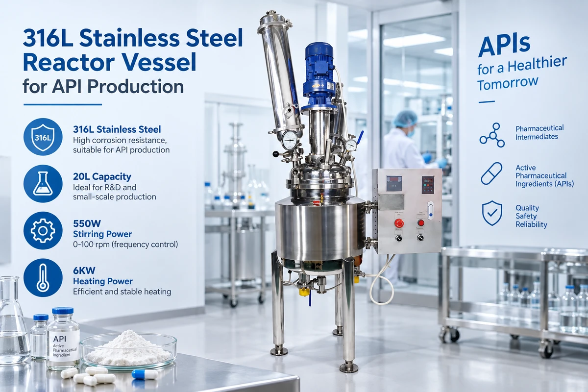 Which Stainless Steel Reactor Vessel Is Best for APIs?
