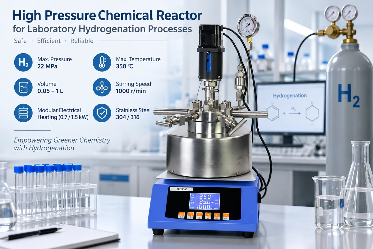 High Pressure Chemical Reactor for Hydrogenation Processes | ZZKD