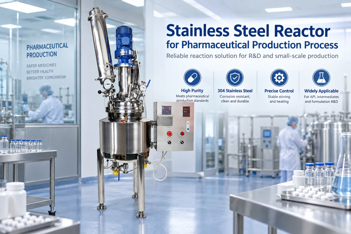 How to Choose a Stainless Steel Reactor for Pharmaceutical Production? | ZZKD